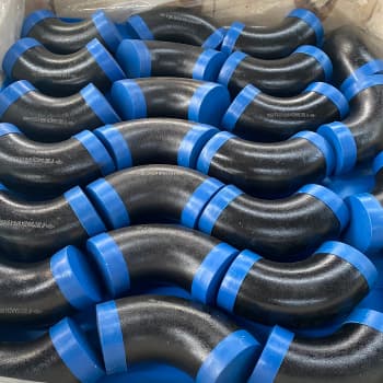 ASME B16.9 ASTM A234 Gr. Penelinoedd Weldio Casgen WPB